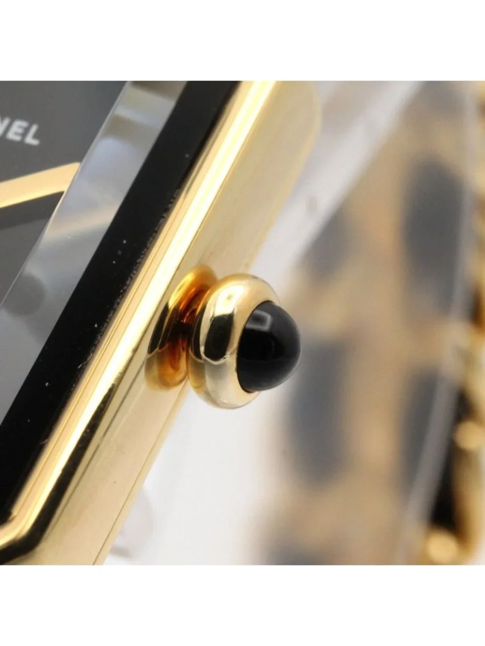 Chanel Watch Premiere S Black Leather